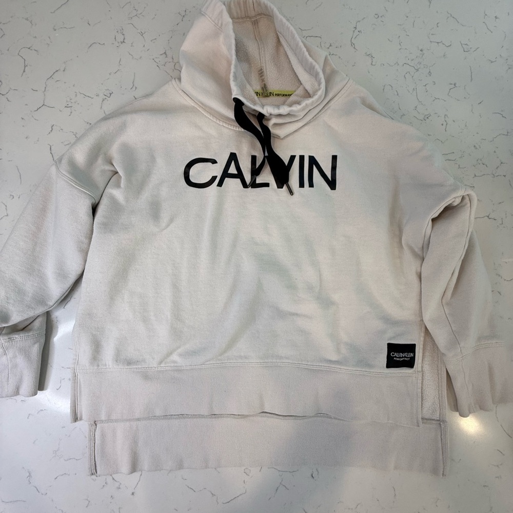 Calvin Klein Performance White Hoodie